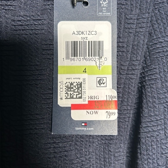 Tommy Hilfiger Basketweave Sheath Dress - Picture 8 of 8